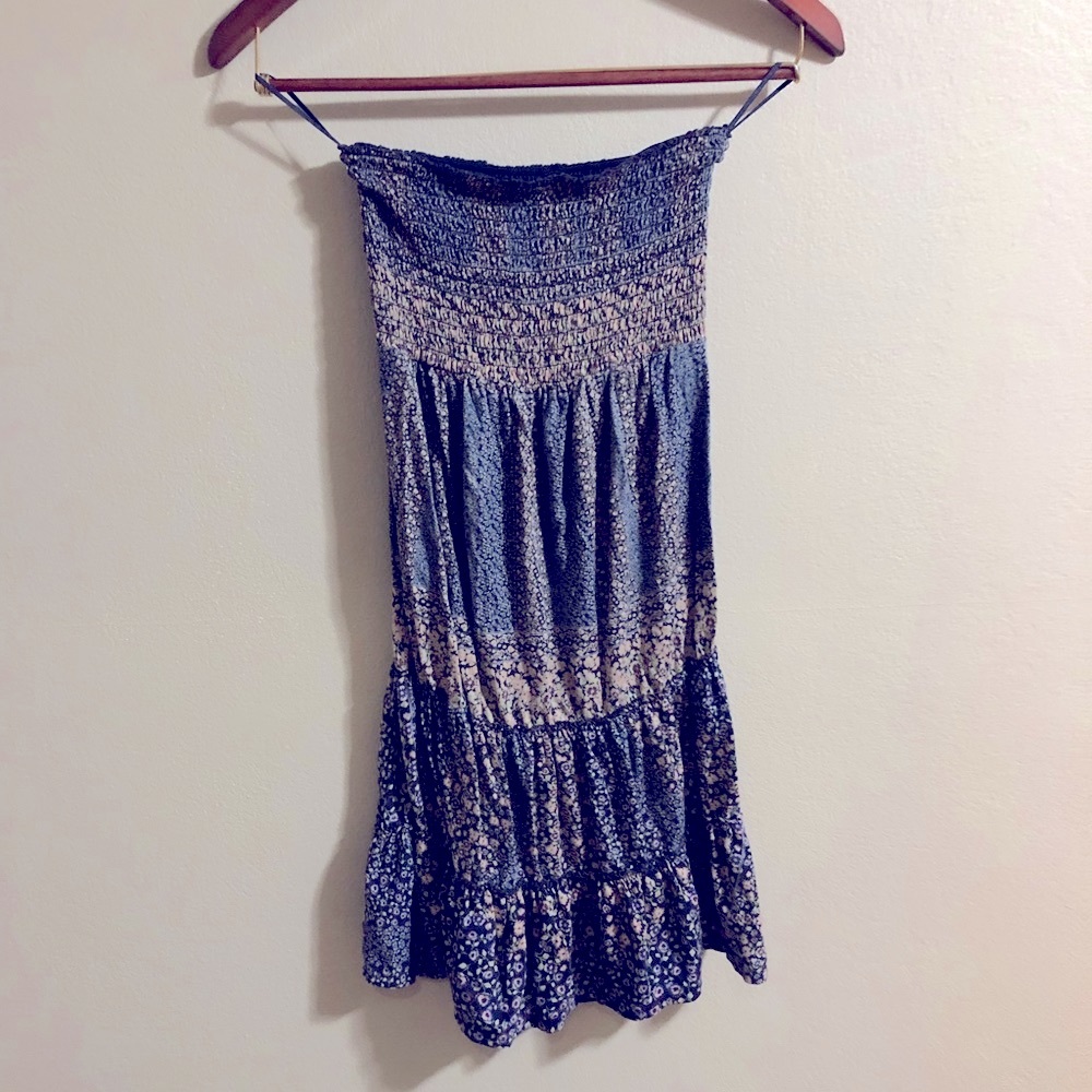 Express strapless dress